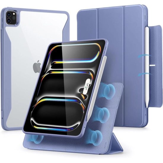iPad Pro 13" (2024) Tok - ESR Rebound Hybrid - Lila