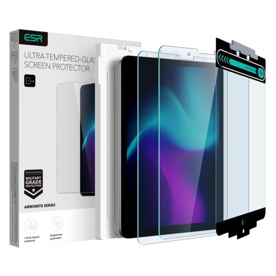 iPad Air 10.9" (2022/2020) / Pro 11" (2018-2022) Kijelzővédő Üvegfólia - ESR Armorite x 2 db
