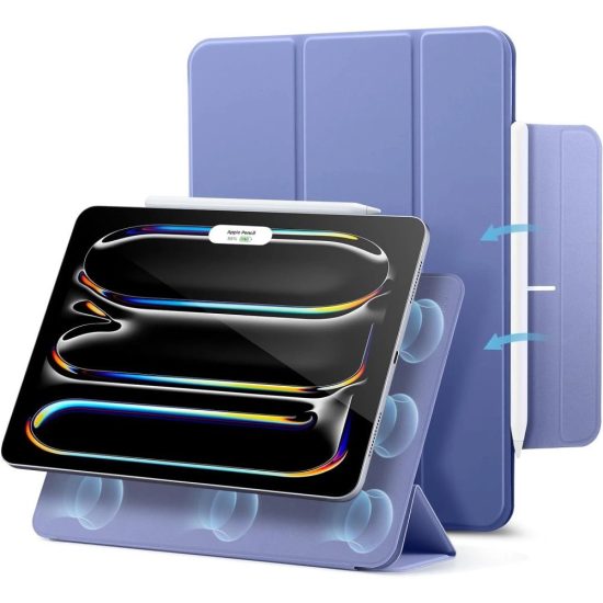 iPad Pro 13" (2024) Tok - ESR Rebound Magnetic - Lila