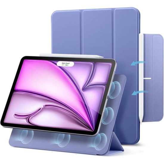 iPad Pro 12.9" (2022/2021/2020) / Air 13" (2024-2025) Tok - ESR Rebound Magnetic - Lila