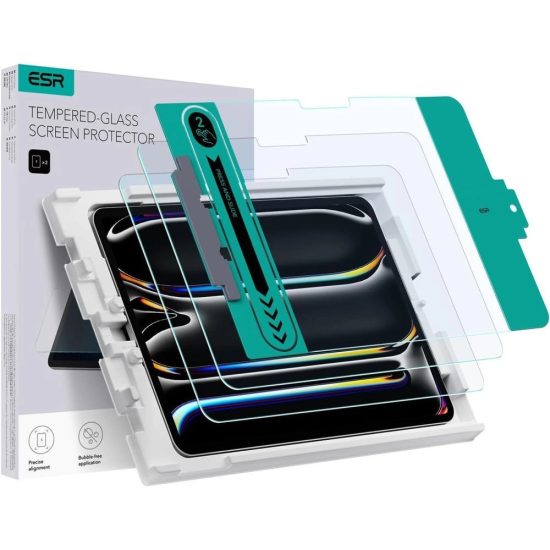 iPad Pro 11" (2024) Kijelzővédő Üvegfólia - ESR Tempered Glass x 2 db