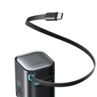 Joyroom JR-TCL02 GaN Hálózati Töltő 65W - USB-A + USB-C + USB-C Kábel - Fekete