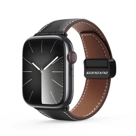 Apple Watch (42/44/45/49mm) Óraszíj - Dux Ducis Ya - Fekete