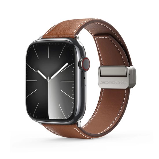 Apple Watch (42/44/45/49mm) Óraszíj - Dux Ducis Ya - Barna