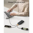 Joyroom JR-PBF15 CCC Power Bank 10000mAh 22.5W - 2x USB-A + USB-C - Fekete