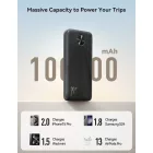 Joyroom JR-PBF15 CCC Power Bank 10000mAh 22.5W - 2x USB-A + USB-C - Fekete