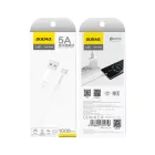 Dudao USB-A - USB-C Kábel - 1m 5A - Fehér