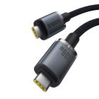 Baseus Crystal Shine USB-C - USB-C USB3.2 Kábel - 1.5m 100W 20Gbps - Fekete