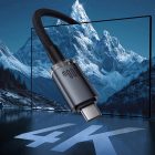Baseus Crystal Shine USB-C - USB-C USB3.2 Kábel - 1.5m 100W 20Gbps - Fekete