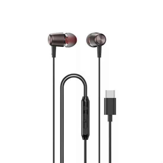 Dudao X1PROT Vezetékes In-Ear Fülhallgató - USB-C - Fekete