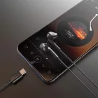Dudao X3C Vezetékes Fülhallgató - USB-C - Fekete