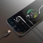 Dudao X3C+ Vezetékes Fülhallgató - USB-C - Fekete