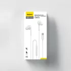 Dudao X3C+ Vezetékes Fülhallgató - USB-C - Fehér