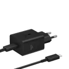 Samsung Hálózati Töltő 45W - USB-C + C-C Kábel - Fekete
