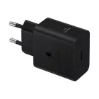 Samsung Hálózati Töltő 45W - USB-C + C-C Kábel - Fekete