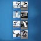 Autós Tartó Visszapillantó Tükörre - Fekete