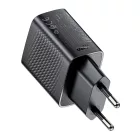 Acefast A98 GaN Hálózati Töltő 30W - USB-A + USB-C - Fekete