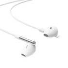 Acefast L3 Vezetékes Fühallgató USB-C Csatlakozóval és Mikrofonnal - Fehér