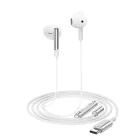 Acefast L3 Vezetékes Fühallgató USB-C Csatlakozóval és Mikrofonnal - Fehér