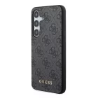 Samsung Galaxy A35 Tok - Guess 4G Metal Gold Logo - Fekete