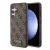 Samsung Galaxy A55 Tok - Guess 4G Metal Gold Logo - Barna