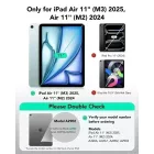 iPad Air 11" (2024/2025) Kijelzővédő Üvegfólia - ESR Tempered Glass x 2 db