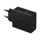 Samsung Hálózati Töltő Duo 50W - 2x USB-C + C-C Kábel - Fekete