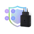 Samsung Hálózati Töltő Duo 50W - 2x USB-C + C-C Kábel - Fekete