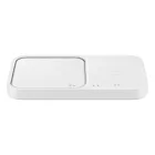 Samsung Wireless Charger Duo Induktív Töltő 15W - Hálózati Töltővel és Kábellel - Fehér