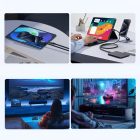 Baseus Tungsten Gold USB-C - USB-C 3.2 Kábel - 1.5m 100W 4K 60Hz - Fekete