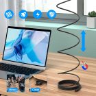 Choetech USB-C - USB-C Mágneses Kábel - 1.8m 240W PD3.1 - Fekete