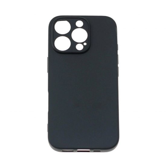 iPhone 16 Pro Max Tok - Soft Case - Fekete