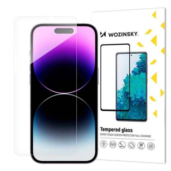 iPhone 16 Pro Max / 17 Pro Max Kijelzővédő Üvegfólia - Wozinsky Tempered Glass