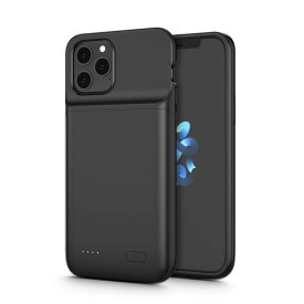 iPhone 12 / 12 Pro Tok + 4800mAh Power Bank - Tech-Protect PowerCase - Fekete   iPhone 12 / 12 Pro Tok + 4800mAh Power Bank - Tech-Protect PowerCase - Fekete