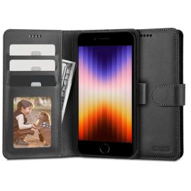 iPhone 7 / 8 / SE 2020 / 2022 Tok - Tech-Protect Wallet - Fekete   iPhone 7 / 8 / SE 2020 / 2022 Tok - Tech-Protect Wallet - Fekete