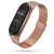 Xiaomi Mi Smart Band 5 / 6 / 6 NFC Szíj - Tech-Protect MilaneseBand - Pink