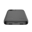 iPhone 12 mini / 13 mini Tok + 4700mAh Power Bank - Tech-Protect PowerCase - Fekete
