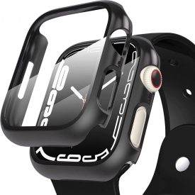 Apple Watch 7 / 8 / 9 (45 mm) Tok - Tech-Protect Defense360 - Fekete   Apple Watch 7 / 8 / 9 (45 mm) Tok - Tech-Protect Defense360 - Fekete