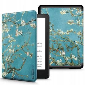   Kindle PaperWhite V / 5 / Signature Edition Tok - Tech-Protect SmartCase - Kék-Mintás