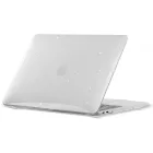 MacBook Air 13" (2018-2020) Tok - Tech-Protect SmartShell - Átlátszó-Csillogó