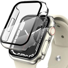 Apple Watch 7 / 8 / 9 (45 mm) Tok - Tech-Protect Defense360 - Átlátszó   Apple Watch 7 / 8 / 9 (45 mm) Tok - Tech-Protect Defense360 - Átlátszó