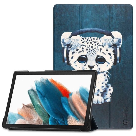 Samsung Galaxy Tab A8 10.5" X200 / X205 Tok - Tech-Protect SmartCase - Macskás