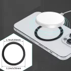 Tech-Protect MagMat MagSafe Univerzális Mágneses Gyűrű - Fekete / Ezüst - 2 db