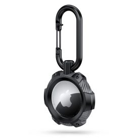 Apple AirTag Tok - Tech-Protect TPUCarbon - Fekete Apple AirTag Tok - Tech-Protect TPUCarbon - Fekete