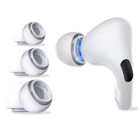  Tech-Protect AirPods Pro 1 / 2 Fülhallgató Gumiharang Készlet S / M / L - Fehér