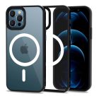 iPhone 12 / 12 Pro Tok - Tech-Protect MagMat MagSafe - Átlátszó-Fekete