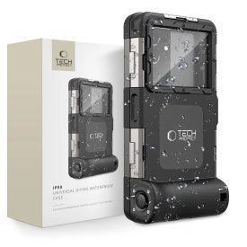 Tech-Protect Vízálló Telefontok 4.7-6.7" IPX8 - Fekete   Tech-Protect Vízálló Telefontok 4.7-6.7" IPX8 - Fekete
