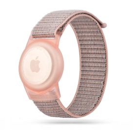 Apple AirTag Gyermek Csuklópántos Tok - Tech-Protect Nylon Strap - Pink   Apple AirTag Gyermek Csuklópántos Tok - Tech-Protect Nylon Strap - Pink