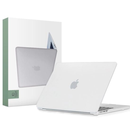 MacBook Air 13" M2 / M3 / (2022-2024) Tok - Tech-Protect SmartShell - Áttetsző