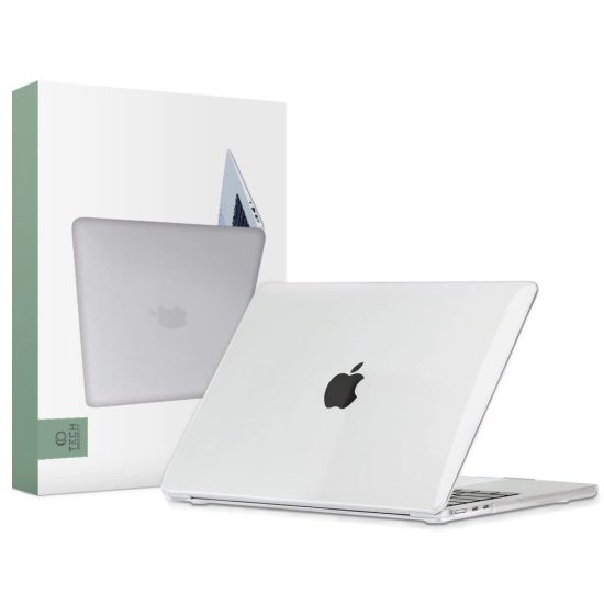 MacBook Air 13" M2 / M3 / (2022-2024) Tok - Tech-Protect SmartShell - Átlátszó